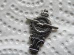 Verz. Militaria Lepeltje Embleem Marine Luchtvaartdienst, Overige materialen, Gebruikt, Verzenden, Verzilverd