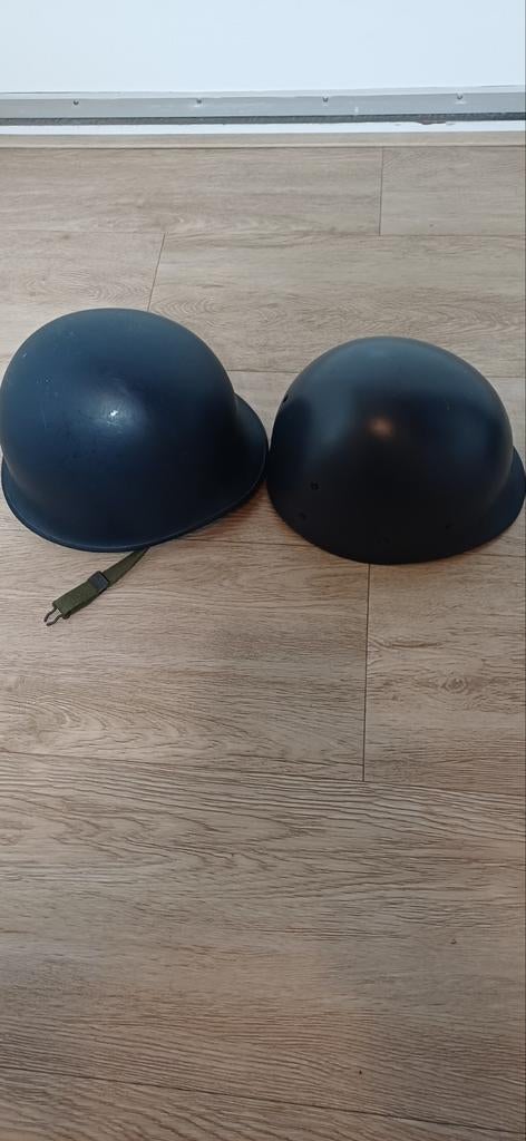 NED. Bi. Bui Helm M 53 (blauw), Verzamelen, Militaria | Algemeen, Ophalen of Verzenden, Landmacht, Nederland