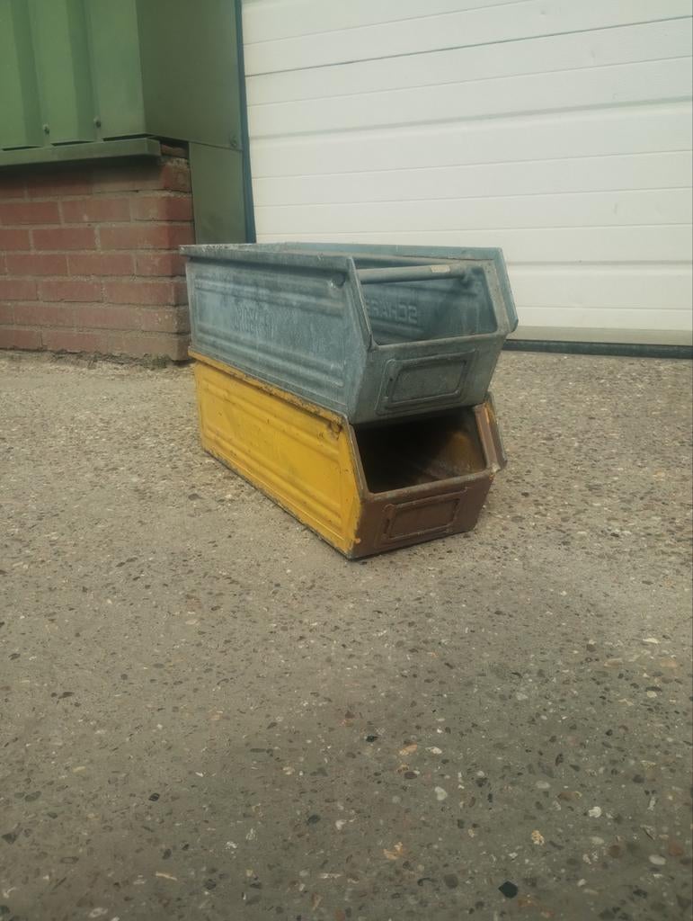 Vintage Lager-Fix voorraadbakken - Set van 2, Ophalen of Verzenden