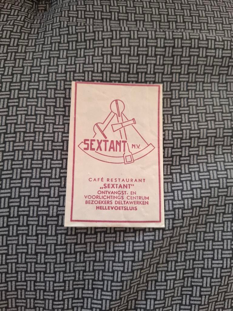 Cafe restaurant Sextant Hellevoetsluis, Ophalen of Verzenden, Nederland