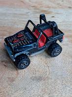 Majorette Jeep CJ 4x4 zwart bespeeld incompleet, Ophalen of Verzenden, Gebruikt, Auto
