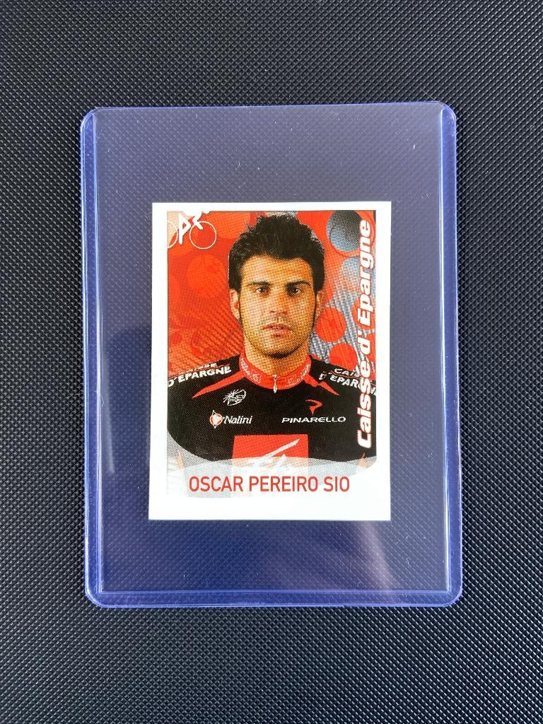 Oscar Pereiro Sio Panini Sprint 2009 Sticker Caisse Epargne, Verzenden, Zo goed als nieuw, Overige sporten, Poster, Plaatje of Sticker