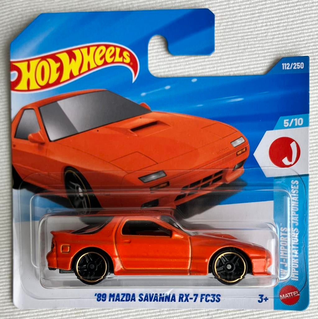 Hot Wheels '89 Mazda Savanna RX-7 FC3S, Ophalen of Verzenden, Nieuw, Auto