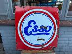 Vintage Esso Emaille Reclamebord, Ophalen