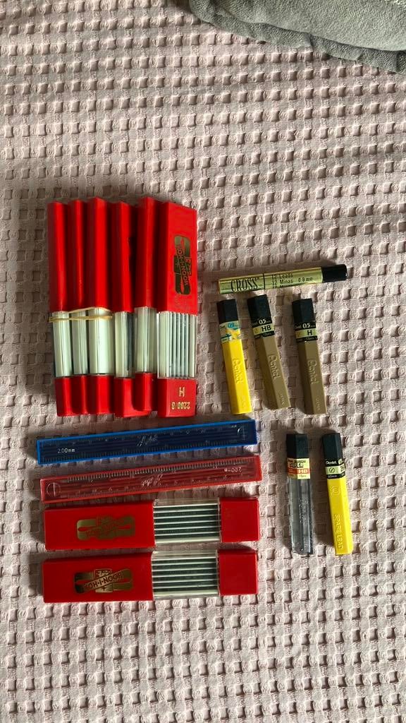 Verzameling sriften voor vulpotlood, Ophalen of Verzenden, Zo goed als nieuw, Potlood of Stift