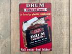 Reclamebord Drum - Excellent 20x30, Ophalen of Verzenden, Zo goed als nieuw, Reclamebord