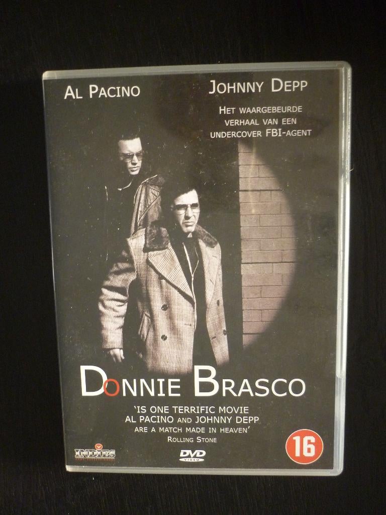Donnie Brasco (originele dvd) Al Pacino & Johnny depp, Cd's en Dvd's, Dvd's | Thrillers en Misdaad, Vanaf 16 jaar, Ophalen of Verzenden