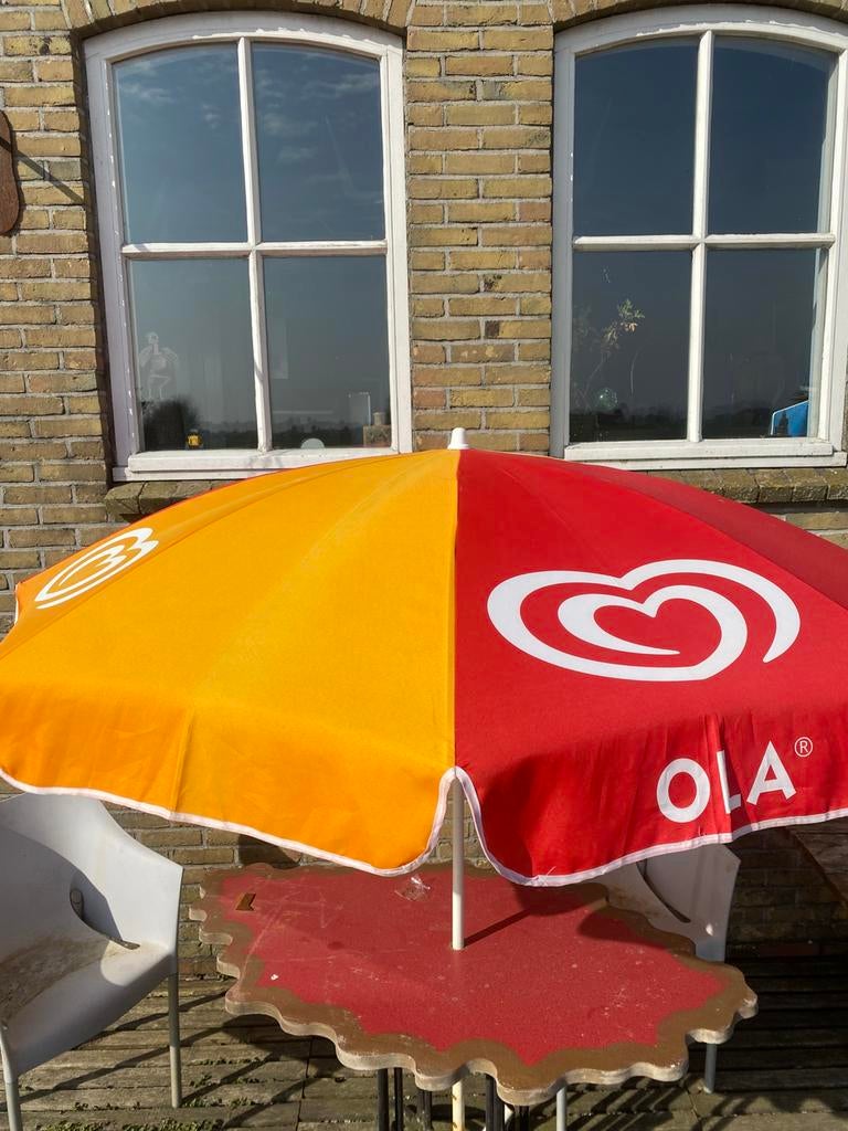 Ola parasol, Tuin en Terras, Parasols, Ophalen, Gebruikt, 2 tot 3 meter, Stokparasol