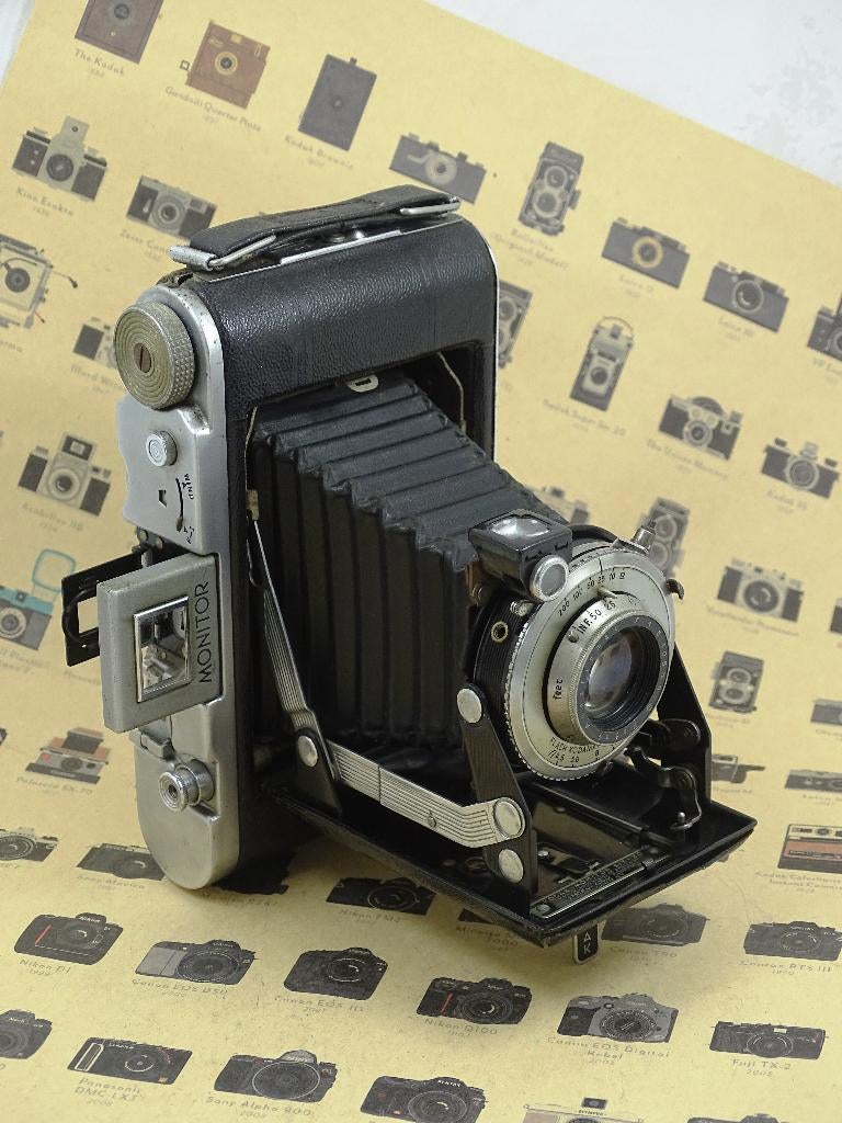 Kodak Monitor Six 20 balg camera, Audio, Tv en Foto, Fotocamera's Analoog, Ophalen of Verzenden, Gebruikt, Compact, Kodak