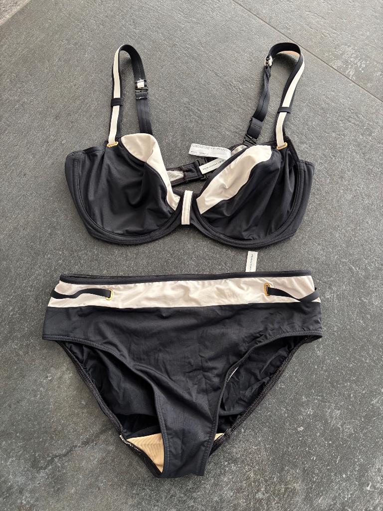 Primadonna Swim bikini zwart-wit 85E/40, Verzenden, Zwart, Zo goed als nieuw, Bikini