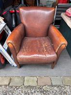 Leuk schapenleren stoeltje - Zit heerlijk!, Huis en Inrichting, Stoelen, Ophalen, Gebruikt, Bruin, Leer