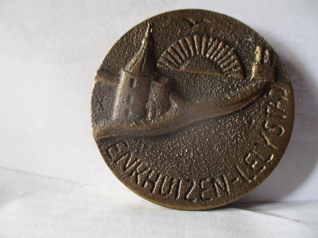 penningen enkhuizen, Postzegels en Munten, Ophalen of Verzenden, Brons, Nederland