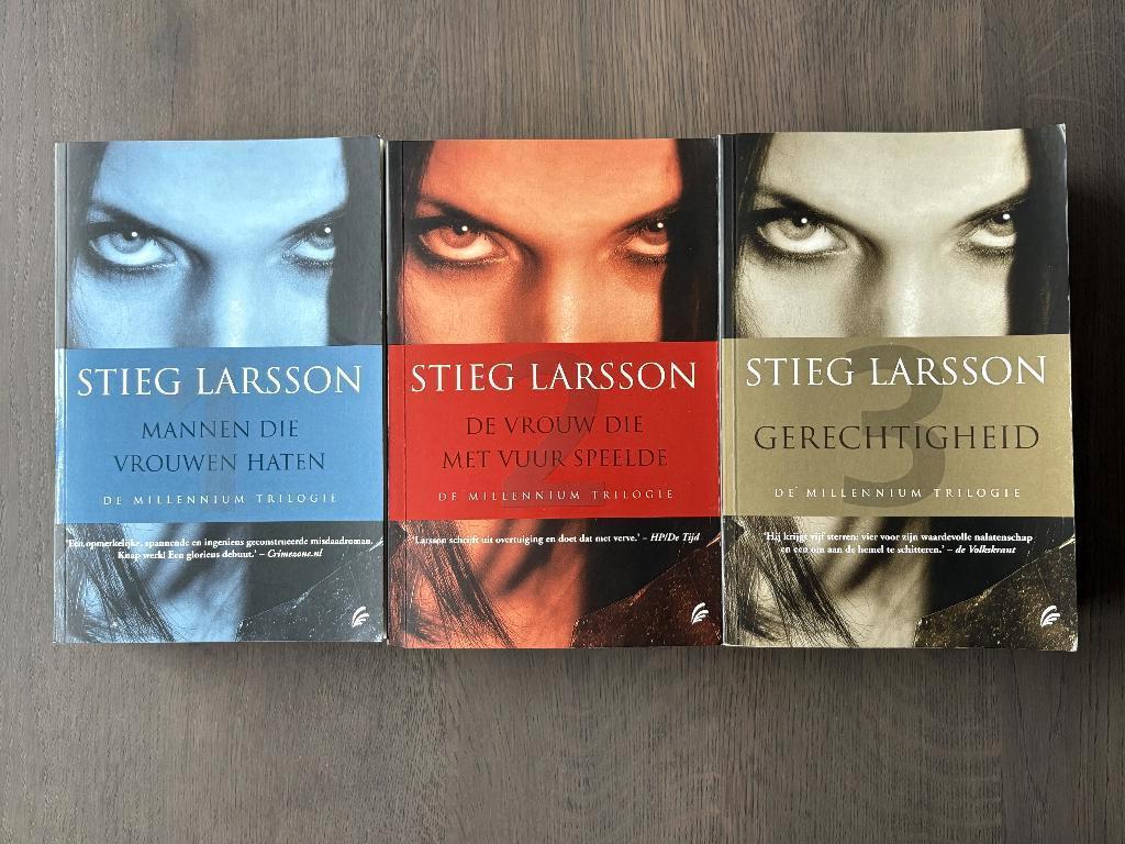 De Millennium Trilogie Stieg Larsson (3 boeken) (8a), Ophalen of Verzenden, Zo goed als nieuw, Stieg Larsson