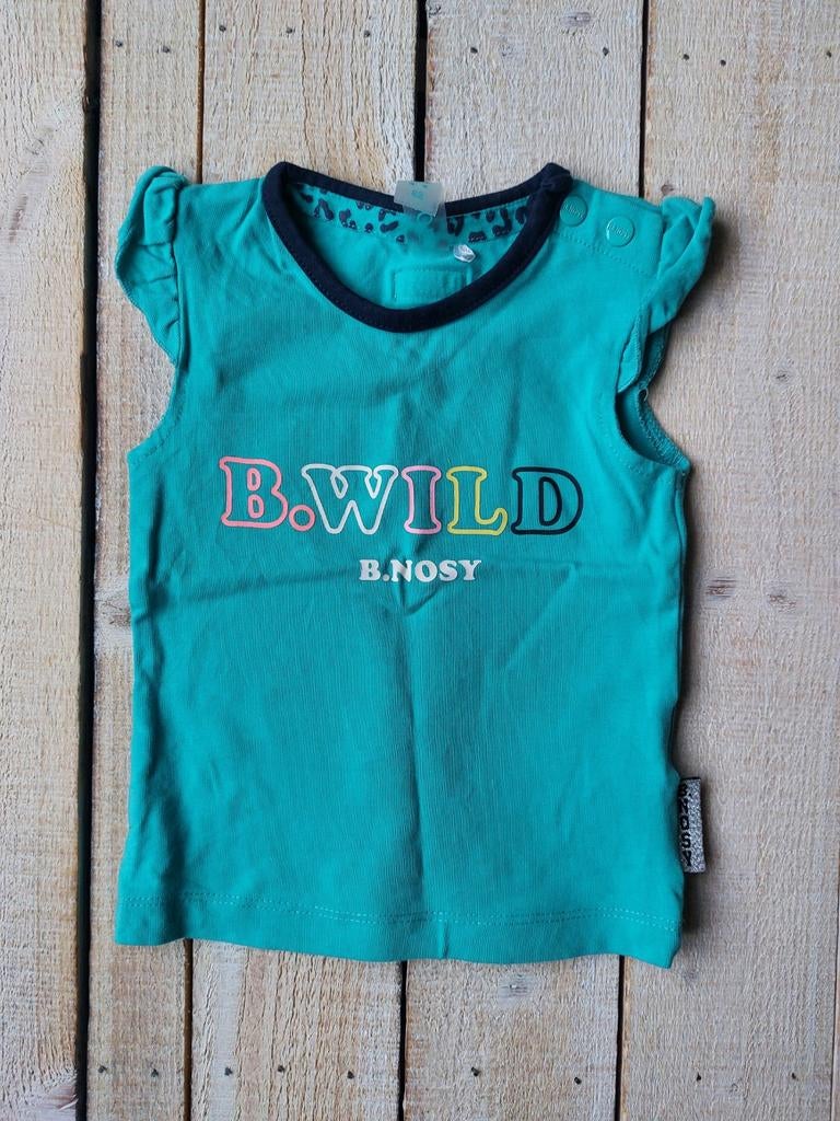 B.Nosy Shirtje Maat 62 - Leuke Zomer Top, Kinderen en Baby's, Babykleding | Maat 62, B.Nosy, Zo goed als nieuw, Shirtje of Longsleeve
