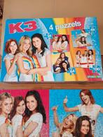 Leuke 4 in 1 puzzel doos van K3, Ophalen of Verzenden, Meer dan 50 stukjes, Zo goed als nieuw, 6 jaar of ouder