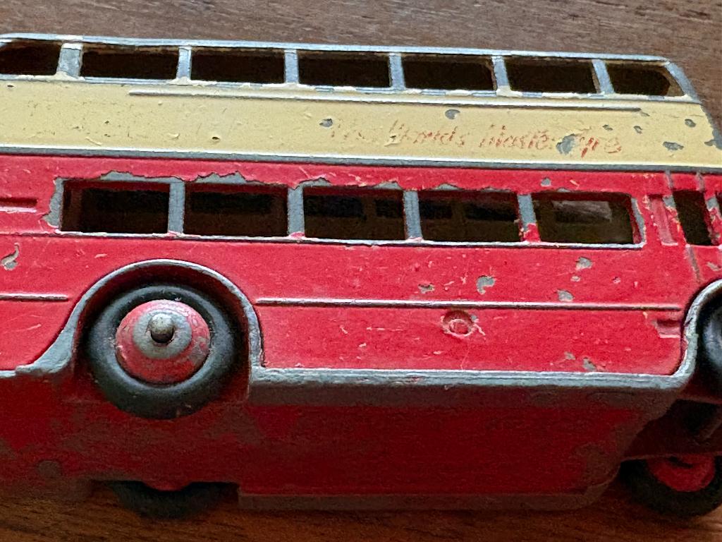 Dinky Toys dubbeldekker 290, Ophalen of Verzenden, Gebruikt, Auto, Dinky Toys
