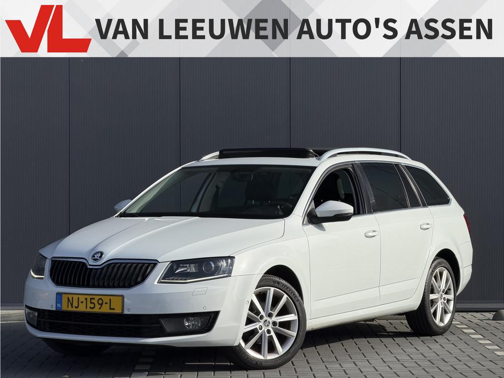 Skoda Octavia Combi 1.6 TDI Greentech Style Business | HANDG, Auto's, Stof, Gebruikt, 4 cilinders, Wit