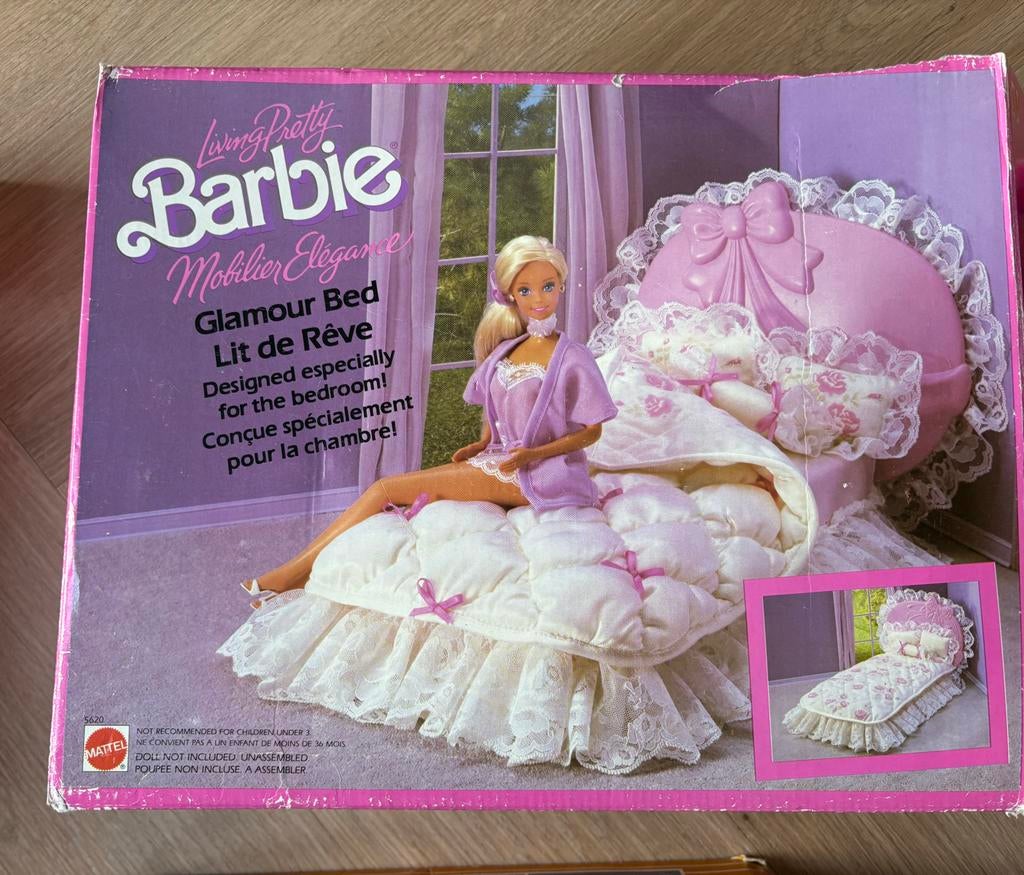 Vintage Barbie Collectie Jaren '80 - Compleet met Meubels, Ophalen, Gebruikt, Meisje