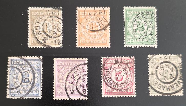 NVPH PW1-7 Gebruikt, Postzegels en Munten, Postzegels | Nederland, Ophalen of Verzenden