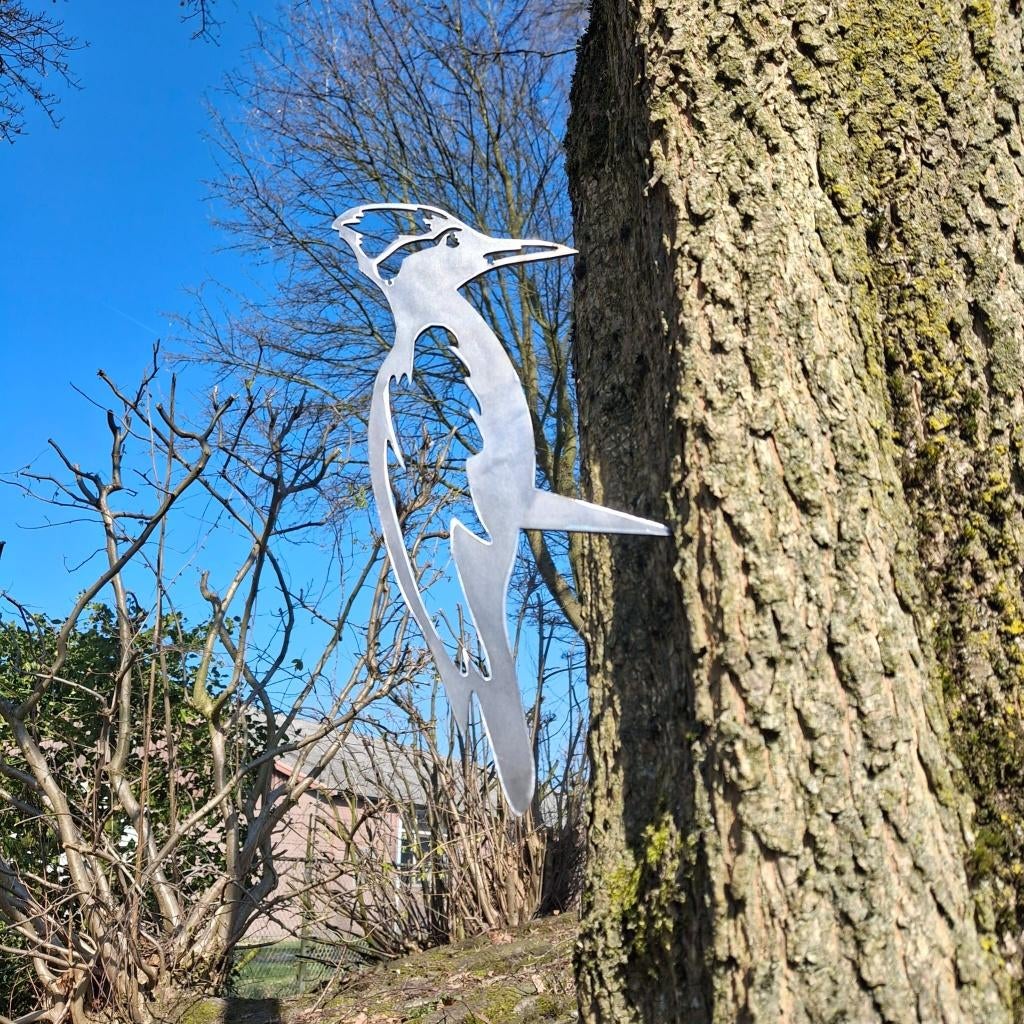 Specht voor in een boom van Cortenstaal, Tuin en Terras, Ophalen of Verzenden, Nieuw