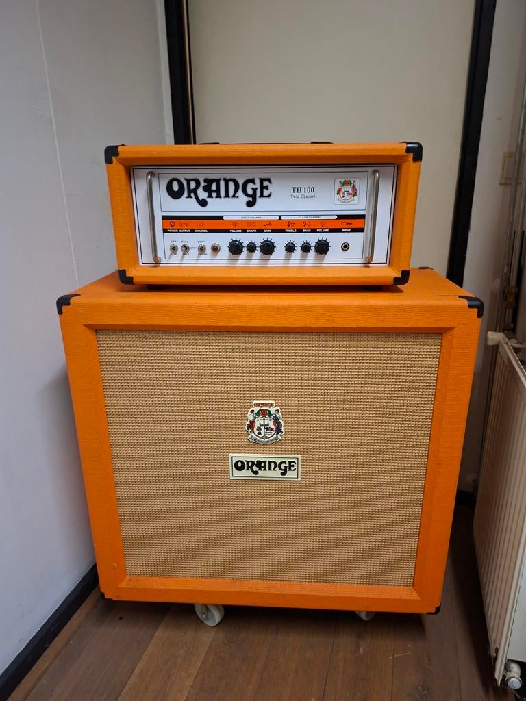 Orange TH100 + PPC412 4x12", Ophalen, Zo goed als nieuw, Gitaar, 100 watt of meer