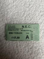 Ajax - NEC Ticket Bekerfinale 1983, Ophalen of Verzenden, Ajax, Overige typen