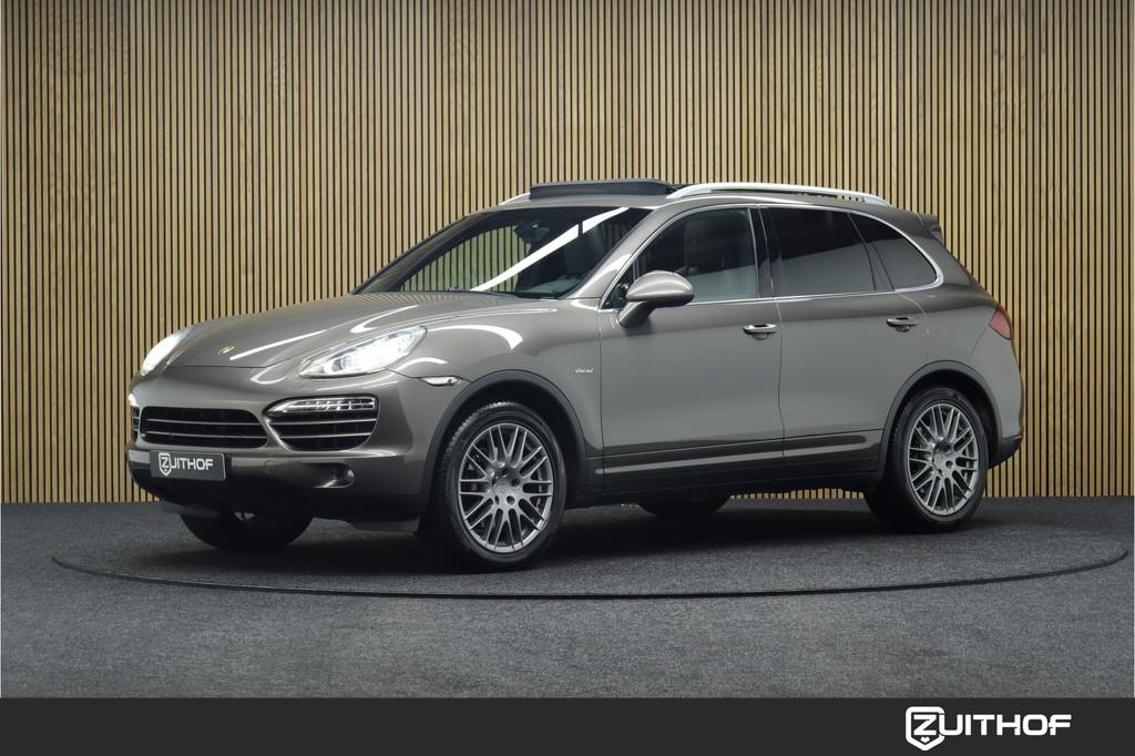 Porsche Cayenne 3.0 D Platinum Edition | Elek. Glazen Panora, Auto's, Porsche, Automaat, Gebruikt, Bruin, 255 €/maand
