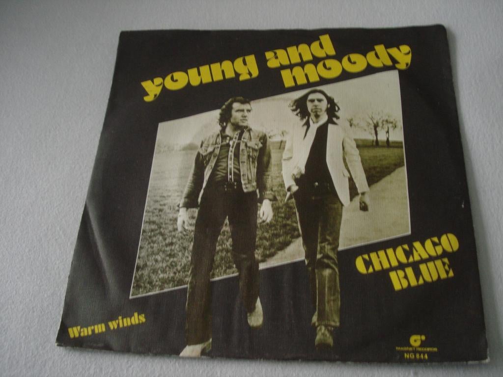 YOUNG AND MOODY - CHICAGO BLUE blues rock, Cd's en Dvd's, Vinyl Singles, Gebruikt, 7 inch, Single, Ophalen of Verzenden