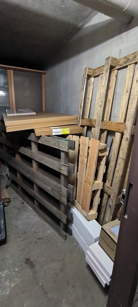 Gratis pallets 3x, Ophalen, Overige houtsoorten, Minder dan 200 cm, Pallet