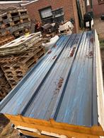 Kingspan quadcore trapezium dakplaten sandwichpanelen, Nieuw, 15 m² of meer, Metaal, Grijs