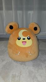 Knuffel Pokémon Teddyursa Squishmallow 45x50cm, Ophalen of Verzenden, Zo goed als nieuw, Overige typen
