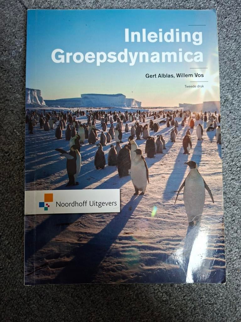 Inleiding Groepsdynamica, Ophalen of Verzenden, Gelezen, HBO, Gert Alblas en Willem Vos
