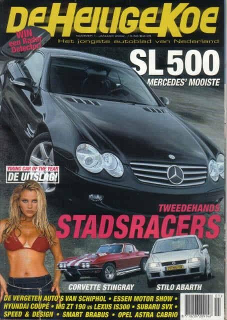 Heilige Koe 1 2002 : Hyundai Coupe  - Mercedes SL500 - MG ZT, Ophalen of Verzenden, Gelezen, Algemeen