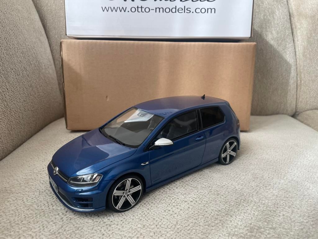 SALE! Ottomobile Volkswagen Golf 7 R Lapiz Blue OT333, Ophalen of Verzenden, Zo goed als nieuw, OttOMobile