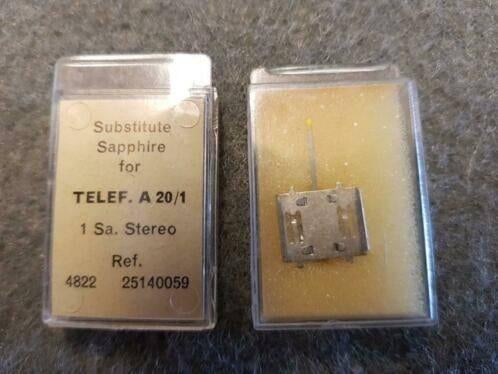 Nieuwe TELEFUNKEN naald A20/1, Ophalen of Verzenden, Nieuw, Platenspeler-onderdeel, Overige merken