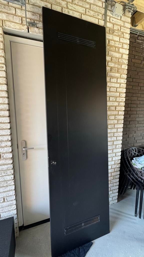 Nieuwe Berkvens meterkast deur - Zwart, Doe-het-zelf en Verbouw, Deuren en Horren, Nieuw, Overige typen, 200 tot 215 cm, Minder dan 80 cm