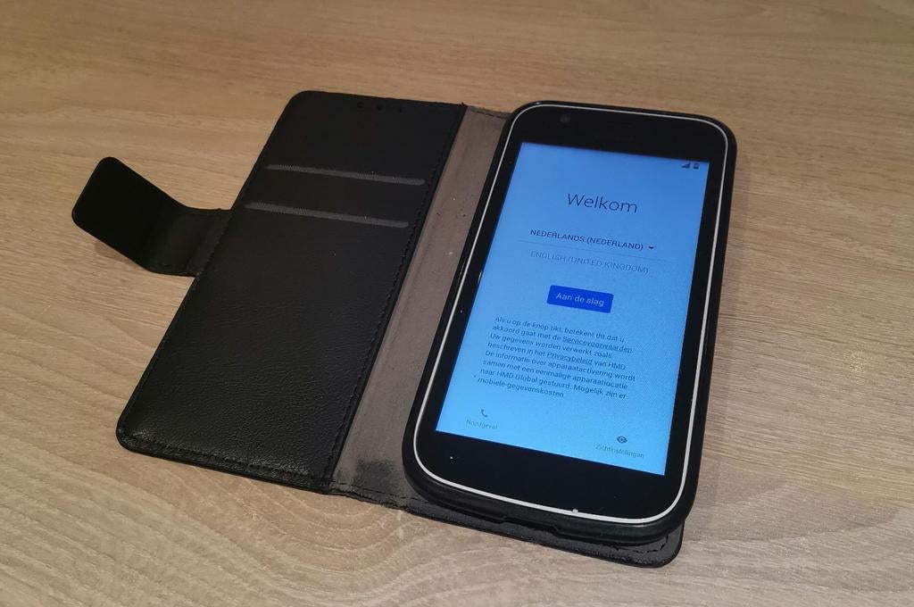 Z.g.a.n. Nokia 1 Android Smartphone, Telecommunicatie, Mobiele telefoons | Nokia, Zwart, Touchscreen, Ophalen of Verzenden, Zo goed als nieuw