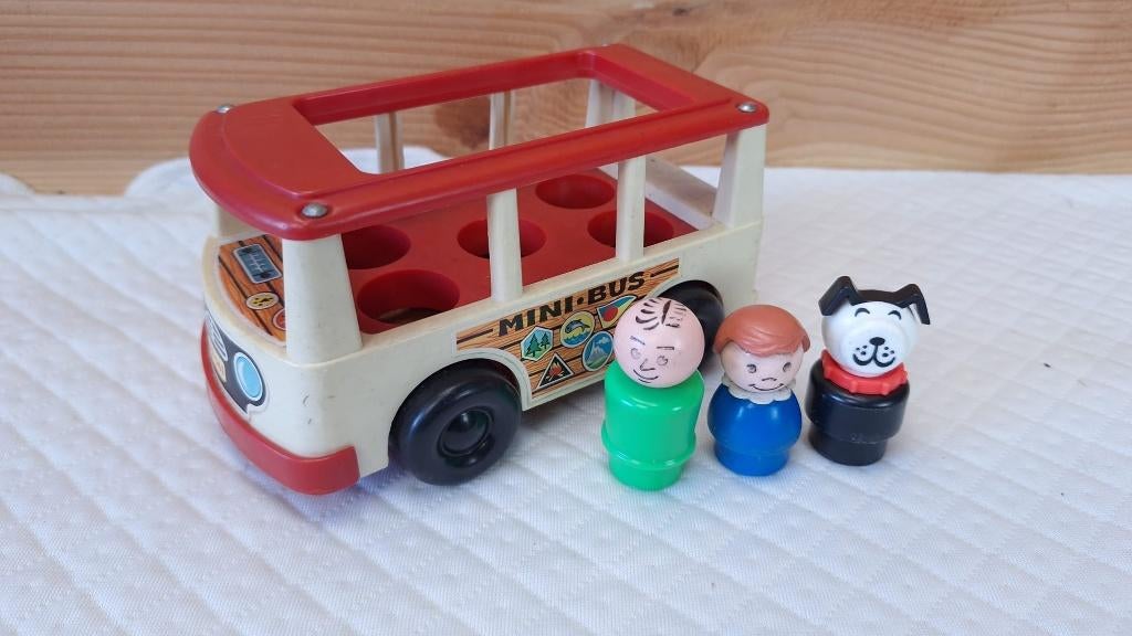 Fisher price original little people - vintage - Bus, Kinderen en Baby's, Speelgoed | Fisher-Price, Ophalen of Verzenden, Gebruikt