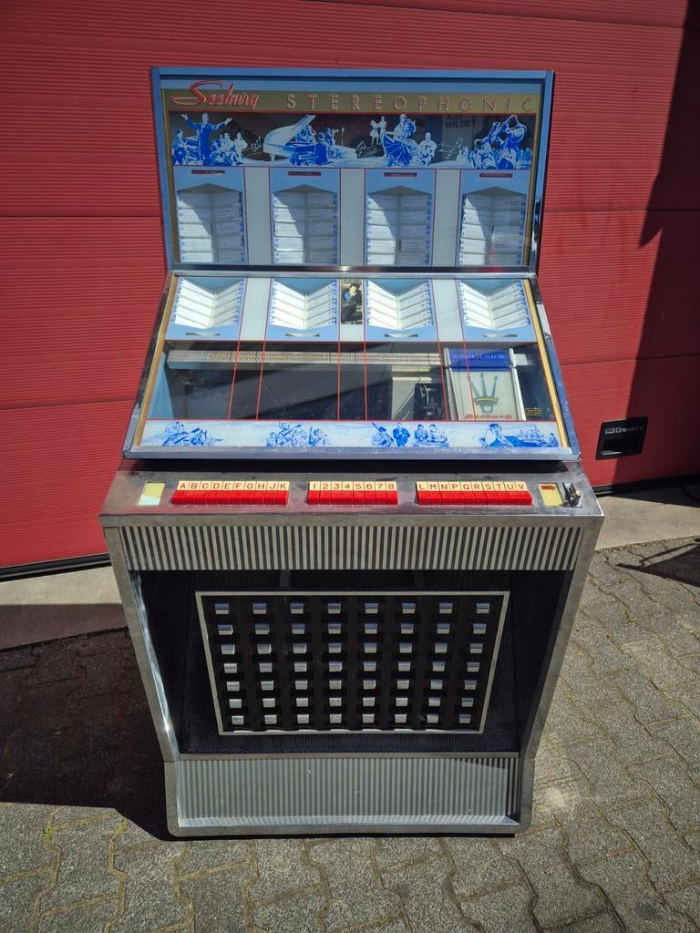 Seeburg Q160 Jukebox - Niet werkend, inclusief singles, Verzamelen, Automaten | Jukeboxen, Gebruikt, 1960 tot 1970, Seeburg, Ophalen