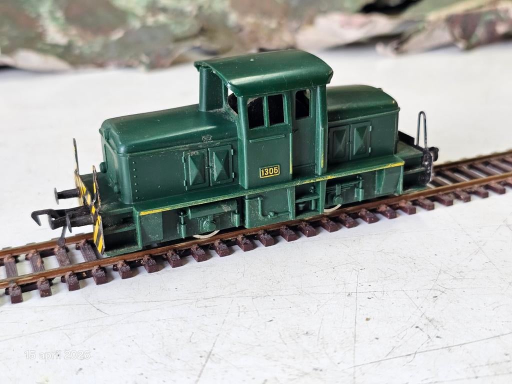 Modeltrein Ho fleischmann rangeer lokomotief, Hobby en Vrije tijd, Modeltreinen | H0, Ophalen of Verzenden, Gelijkstroom, Wagon