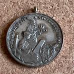 Draag Medaille Nederland Inhuldiging Koningin Wilhelmina1898, Postzegels en Munten, Penningen en Medailles, Ophalen of Verzenden