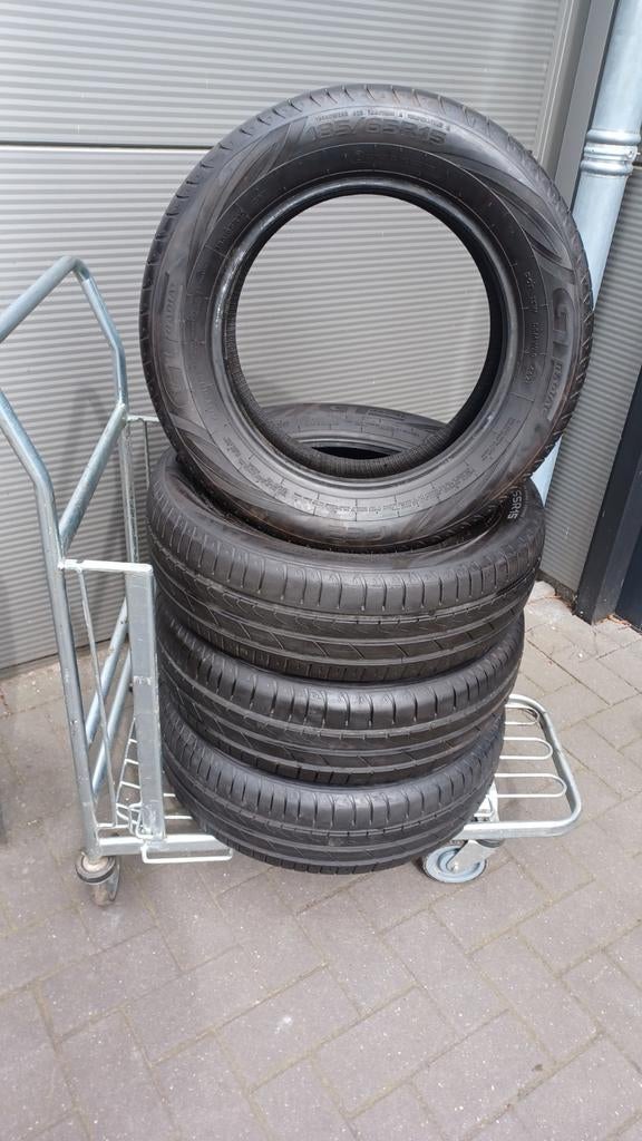 4 banden 185 65 15 88t 4421 7 mm gt radial, Ophalen, Gebruikt, 15 inch, Banden en Velgen