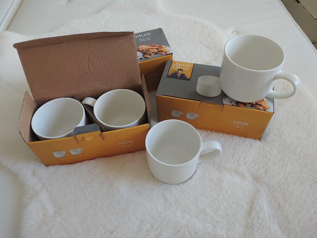 6 Jamie Oliver mokken, Verzenden, Nieuw, Overige stijlen, Kop(pen) en/of Schotel(s)