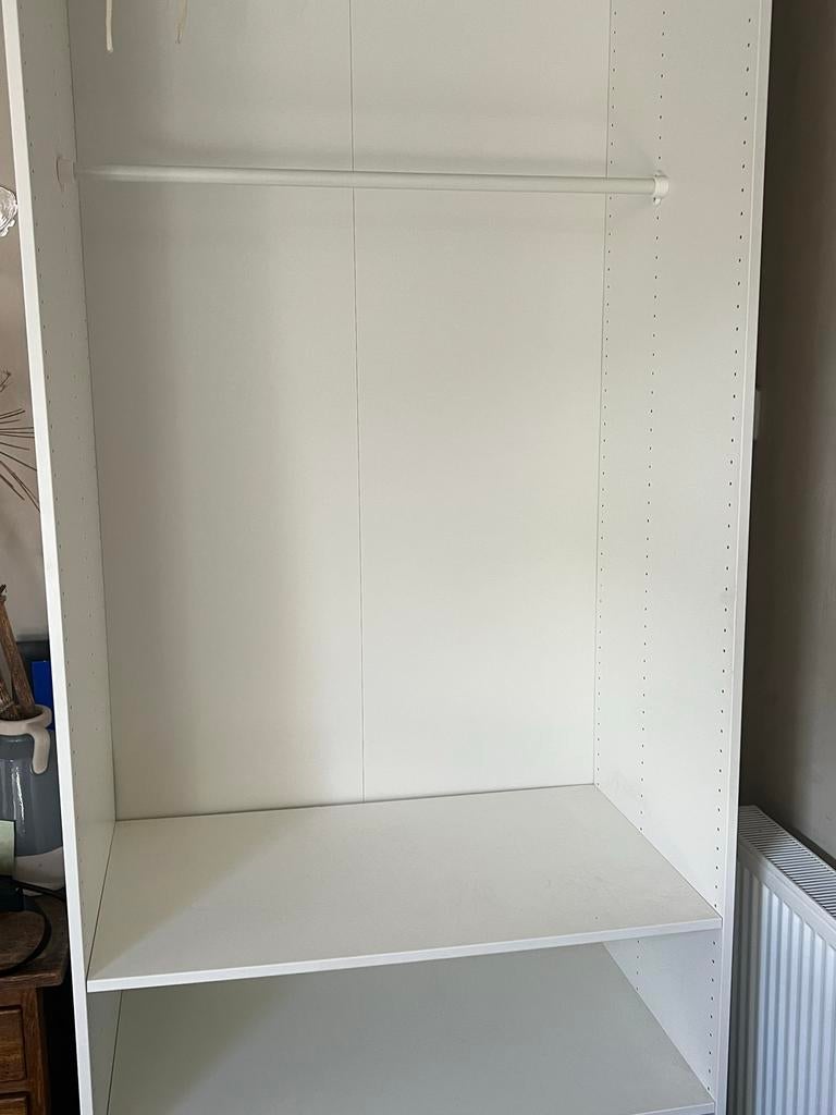 IKEA Pax kast zonder deur - Wit, inclusief roede en plank, Gebruikt, 200 cm of meer, 50 tot 75 cm, Overige materialen