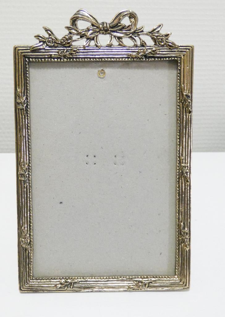 Culnflun Desktop fotolijst, 4x6 5x7 inch messing retro glas metalen