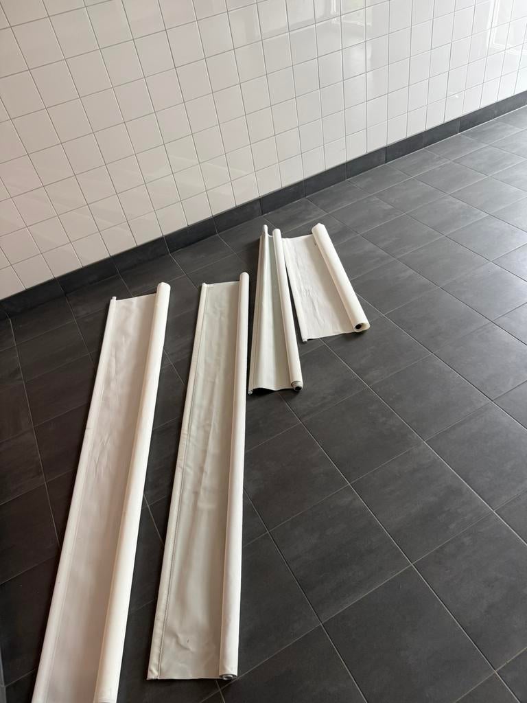 Rolgordijnen 5 stuks, Afvoer, Ophalen of Verzenden, Zo goed als nieuw, Rvs