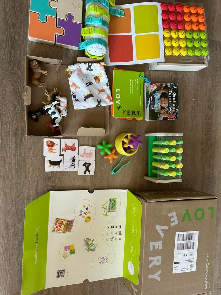 Lovevery kit for 22,23,24 months old, Ophalen of Verzenden, Zo goed als nieuw