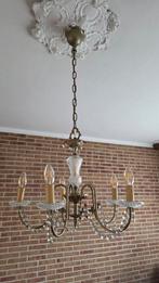 Antieke Kroonluchter - Meer dan 50 jaar oud, Huis en Inrichting, Lampen | Kroonluchters, Ophalen of Verzenden, Gebruikt, Glas