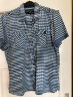 Heren overhemd Angelo Litrico (URBNDIST) - Maat 41/42 (L), Ophalen of Verzenden, Zo goed als nieuw, Blauw, Halswijdte 41/42 (L)