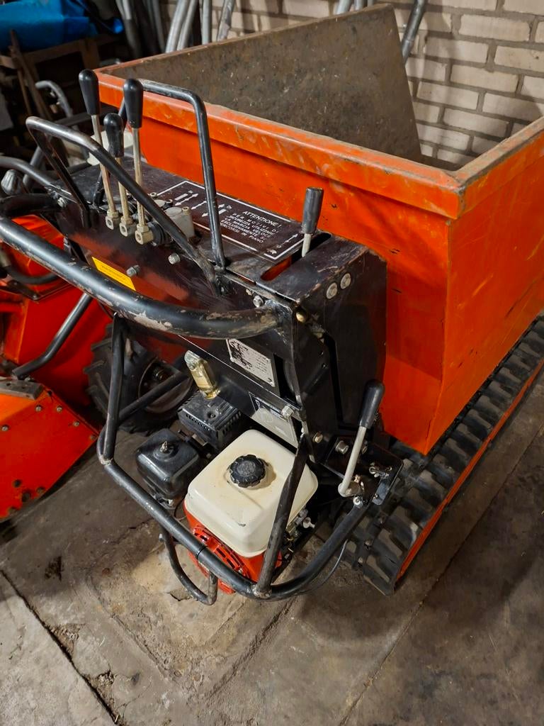 Rotair r500 rupsdumper, Ophalen